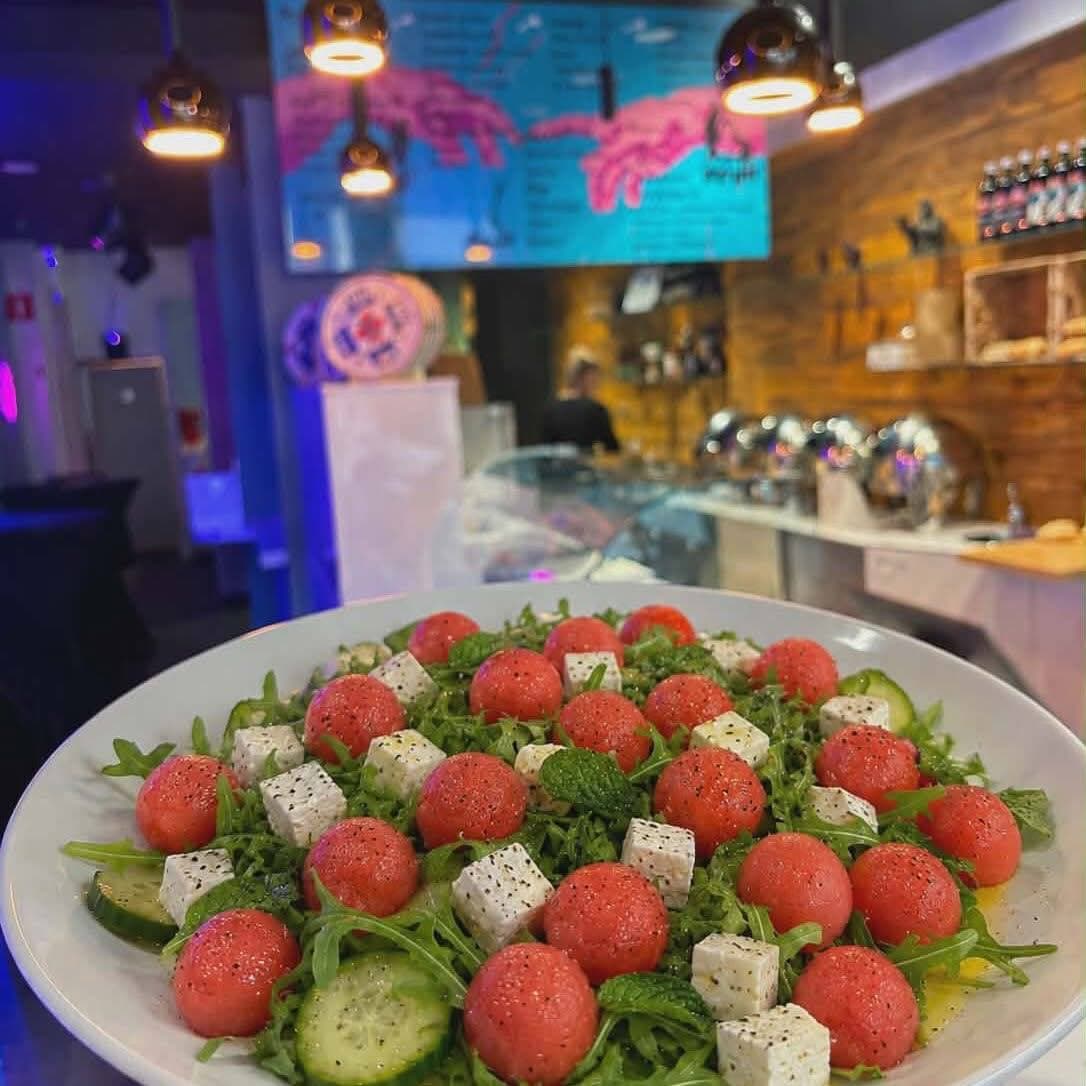 Salade pastèque, feta & concombre